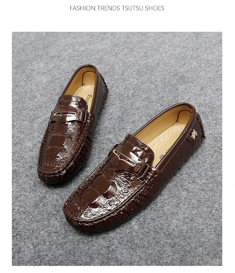 Scarpe Italiane Formali da Uomo, Mocassini in Pelle Fatti a Mano, Scarpe Casual Eleganti Slip-on, Comode Calzature di Lusso per Uomo