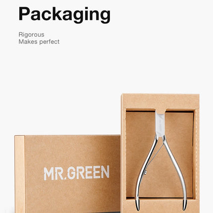 MR.GREEN Nail Cuticle Nipper Manicure Scissors Stainless Steel Dead Skin Remover Pusher Tool Trimmer