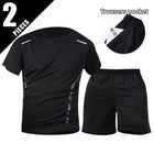 Tuta sportiva da uomo ad asciugatura rapida 1/2/4 pezzi T-shirt casual traspirante a maniche corte Tasca Pantaloncini versatili per adolescenti da indossare platinumshop