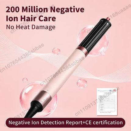 6-in-1 multifunction hair dryer, 110,000 RPM high-speed hair care ionic hair dryer quick drying, automatic curling styling tool
