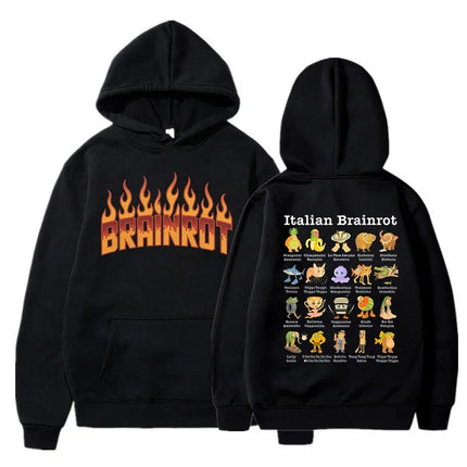Funny Cute Cat Sweatshirt for Women Aesthetic Y2k 90s Hoodies Harajuku Graphic Pullovers 2000s Ulzzang Gothic Streetwear Female