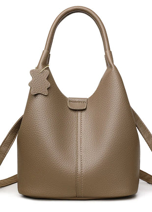 Nuove borse da donna in PU morbido casual alla moda Borse a tracolla femminili di grande capacità in tinta unita Borse tote retrò per lo shopping