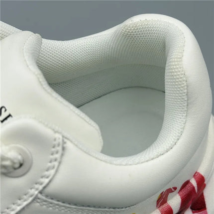 Spring New Style Wheat Ear White Casual Versatile Men's Sports Shoes Trendy Thick Bottomed Men's Sports Shoes Leather Sneakers