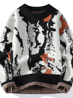 Autumn and winter Men's Fashion casual Round Neck Warm sweater slim fit Sweaters Men sweater male Thicken Warm wool pullovers