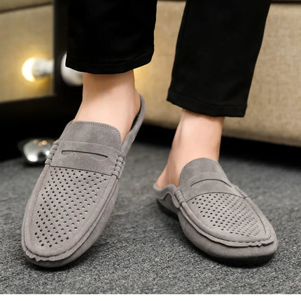 Mocassini da Uomo Leggeri Estivi, Scarpe Comode Senza Lacci, Traspiranti, Casual, con Supporto Parziale, Ciabatte per Uomo