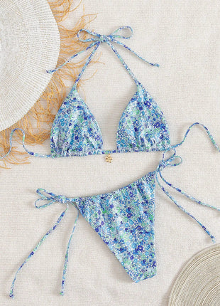 Costume da bagno donna micro bikini sexy 2026 Trend bikini perizoma in due pezzi Set costumi da bagno donna con lacci da spiaggia per costume da bagno donna PlatiNum
