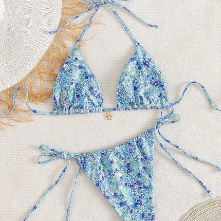 Costume da bagno donna micro bikini sexy 2026 Trend bikini perizoma in due pezzi Set costumi da bagno donna con lacci da spiaggia per costume da bagno donna PlatiNum