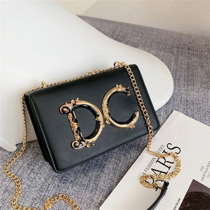 High quality fashionable women's bag hot selling chain bag trendy candy color small square bag for women PlatiNum