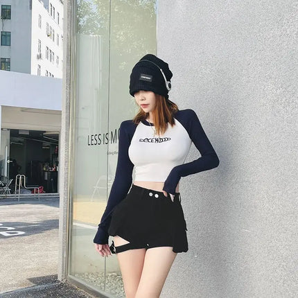 High Waisted Cargo Shorts Chic Khaki Denim Shorts with Pockets Sexy Girl Summer Outfits for Women