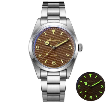 ADDIESDIVE Men's Quartz Watch Japanese VH31 Movement 100m Water Resistance K1 Domed Glass C3 Super Luminous Luxury Men's Watch