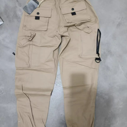 2025 New Men's Cargo Pants Tactical Military Work Pants Outdoor Jogger Casual Trousers Straight Leg Spring Autumn Utility Pants