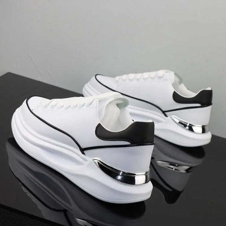 New couple shoes fashion breathable sports men's shoes all-match casual women's shoes increase men's and women's shoes