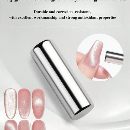 3x0.7cm Round Nail Art Cat Eye Gel Magnetic Pen for Gel Polish 3D Cat Eye Nails Painting Strong Magnet Stick Manicure DIY 2030