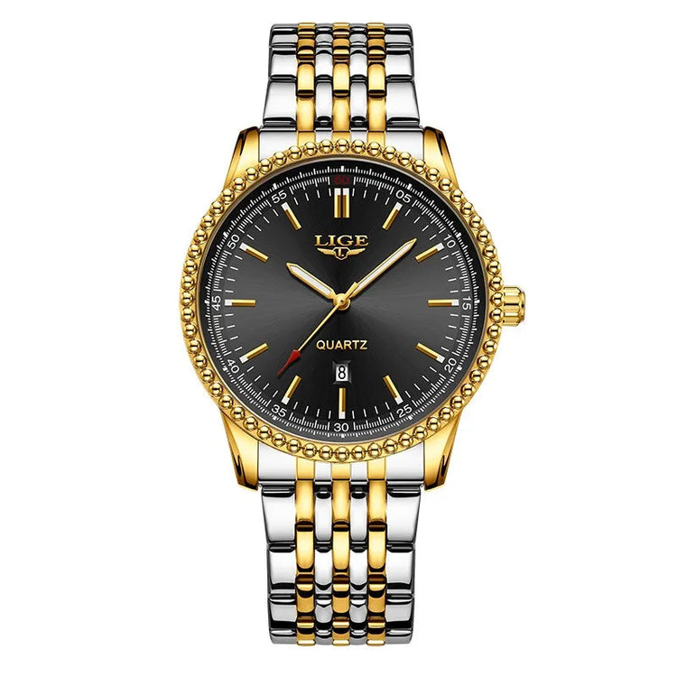 LIGE Nuovi orologi da uomo Orologi da polso al quarzo da uomo di lusso delle migliori marche Cronografo sportivo impermeabile e luminoso Relogio Masculino+BOX platinumshop