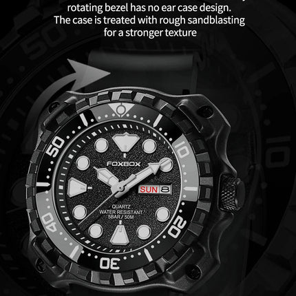Orologio da uomo LIGE 2026 alla moda, orologio sportivo di lusso con quadrante grande, impermeabile, luminoso, al quarzo, con datario, per uomo, marca Foxbox platinumshop