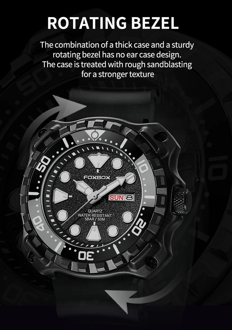 Orologio da uomo LIGE 2026 alla moda, orologio sportivo di lusso con quadrante grande, impermeabile, luminoso, al quarzo, con datario, per uomo, marca Foxbox platinumshop