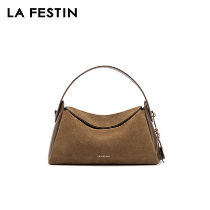 LA FESTIN Original Handbag Woman 2025 New Shoulder Bag Large Tote Bag Suede Bag Fashion Crossbody Bag Luxury Brand Bags