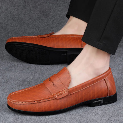 Designer Uomo Scarpe Casual Moda Uomo Scarpe Mocassini da uomo in vera pelle Mocassini Slip on Appartamenti da uomo Scarpe da guida maschili 2022