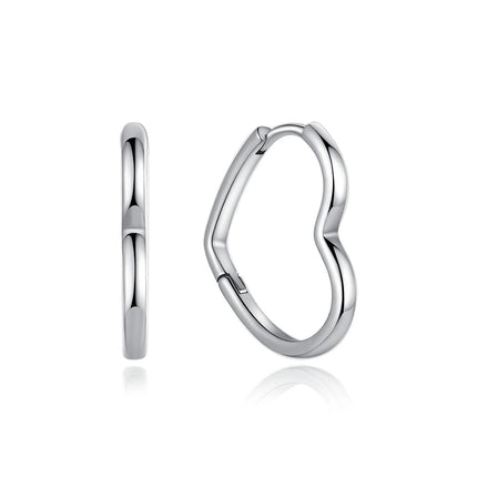 Orecchini Originali in Argento Sterling 925, Modello 2026, a Perno e a Cerchio con Cristalli, per Donna, in Oro Rosa, con Corona, Cuore, Infinito, Ape, Gioielli platinumshop