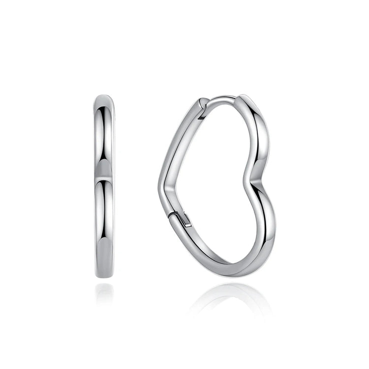 Orecchini Originali in Argento Sterling 925, Modello 2026, a Perno e a Cerchio con Cristalli, per Donna, in Oro Rosa, con Corona, Cuore, Infinito, Ape, Gioielli platinumshop