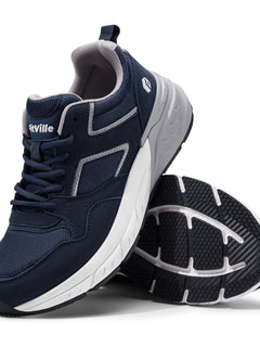 FitVille Le più nuove scarpe da corsa da uomo 4E Sneakers larghe con supporto per l'arco plantare per piedi piatti Sollievo dal dolore al tallone Fascite plantare