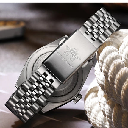 ADDIESDIVE Luxury GMT515-24H Men's Watch Diver 200m Bubble Mirror Glass BGW9 Super Luminous Stainless Steel Men's Analog Watches