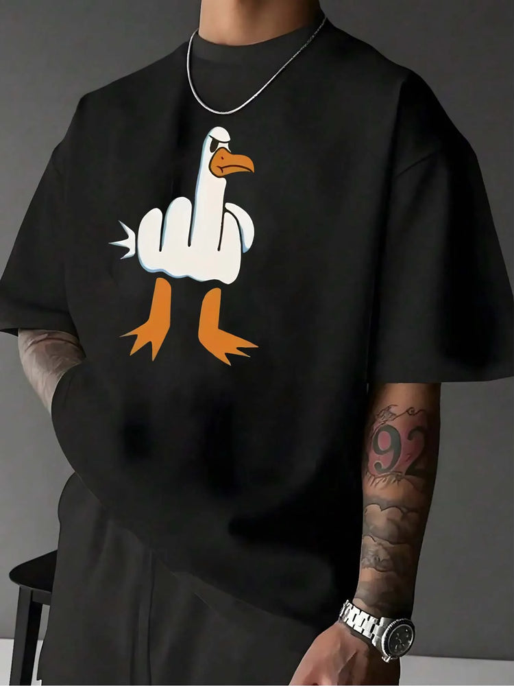 T-shirt estiva da uomo a maniche corte “67” con motivo stampato in stile unisex adatta per feste in casa come regalo