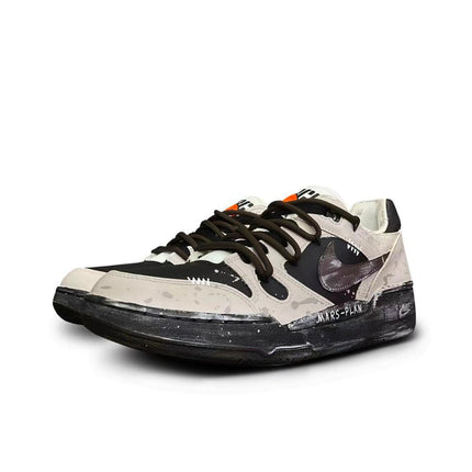 Scarpe da Skateboard Nike Full Force Tower Rabbit Creative Low Top da Uomo Nero Bianco HJ3485-121(Team1533-