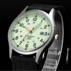 Ragazzi marca orologi economici uomo moda casual cinturino in nylon sport esercito regali data orologio da polso al quarzo fluorescente Relogio Masculino platinumshop