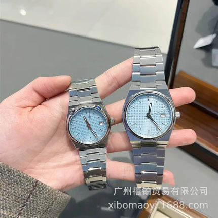 Orologio da Polso Serie PRX con Cinturino in Acciaio, Modello Super Player, per Uomo e Donna, con Calendario, Stile Semplice e alla Moda, Regalo di Compleanno, Idea Regalo per Lui e per Lei