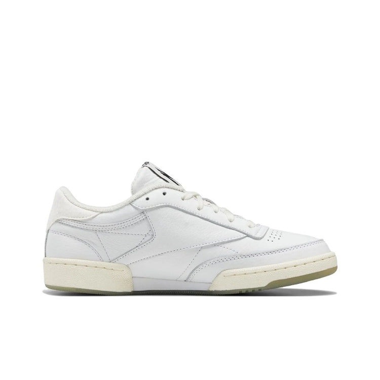 Reebok 85 Leather Spring Abrasion Resistant Lightweight Low top Skateboard Shoes Unisex White GZ1567