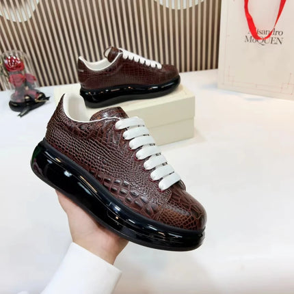 Handcrafted Leather Casual Sneakers Man Platform Trainers Unisex Originality Flat Loafers Men's Footwear