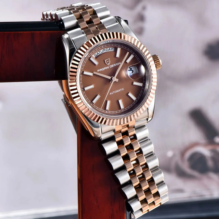 PAGANI DESIGN quadrante smaltato 2025 nuovi orologi da uomo DD36 argento oro orologio automatico di lusso da uomo orologio da polso meccanico impermeabile