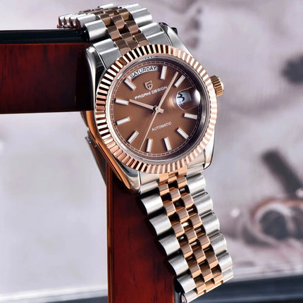 PAGANI DESIGN quadrante smaltato 2025 nuovi orologi da uomo DD36 argento oro orologio automatico di lusso da uomo orologio da polso meccanico impermeabile