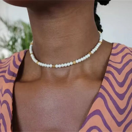 2023 Fashion Multilayer Boho Colorful Bead Chain Necklace For Women Female Crystal Water Drop Metal Letter Pendant Jewelry Gift PlatiNum