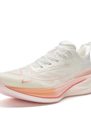 Xtep 2000KM 2.0 Running Shoes Women  Summer Shock Absorption Professional TPU Sneakers 876218110044 (suggest half size down) PlatiNum