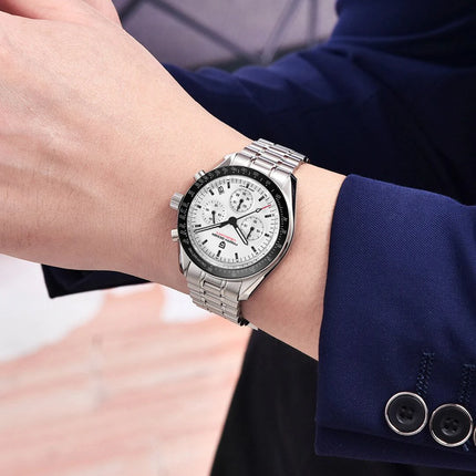 PAGANI DESIGN V5 PD1701 Orologi lunari Orologio al quarzo di lusso per uomo Cronografo sportivo con vetro zaffiro AR 100M impermeabile 2025