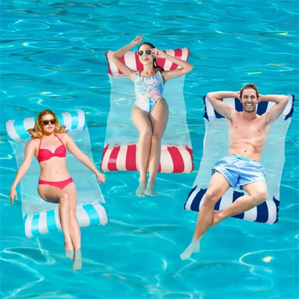 Amaca gonfiabile per piscina galleggiante Amaca per adulti Amaca per acqua per adulti 4 in 1, sella, deriva, lettino, galleggianti Zattere Piscina Lago Spiaggia