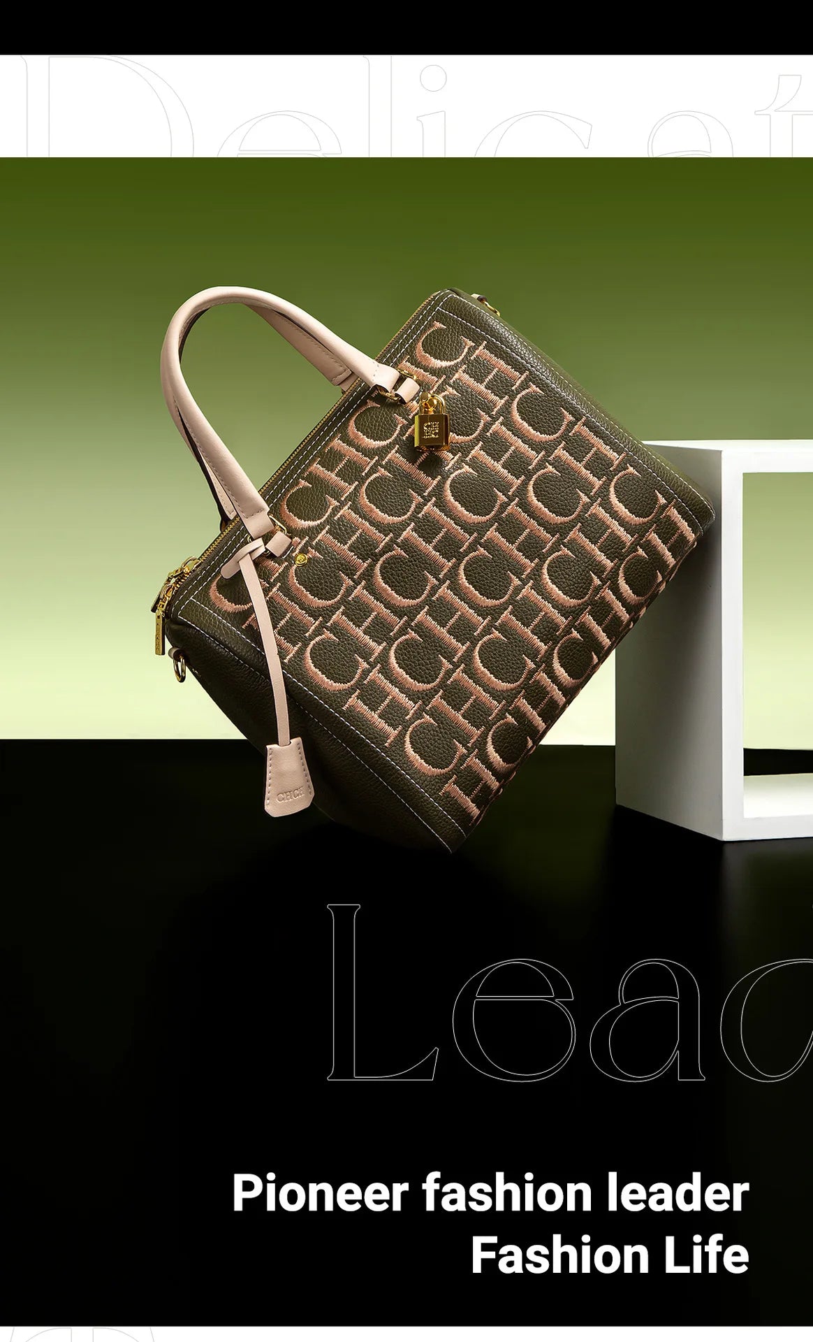 2025 Autumn/Winter New Handbag High-end Embossed Large Capacity Square Bag Women's Shoulder Bag