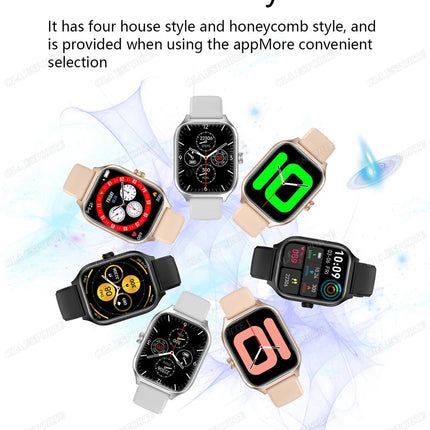Smartwatch 2025 per Android e iOS, Schermo a Colori da 2,01 Pollici, Risposta alle Chiamate Bluetooth, Orologio Fitness Tracker per Donne e Uomini platinumshop