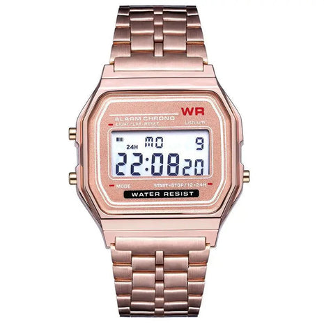 Orologio da donna uomo unisex oro argento nero vintage LED digitale sportivo militare orologi da polso elettronico digitale presente regalo maschile platinumshop