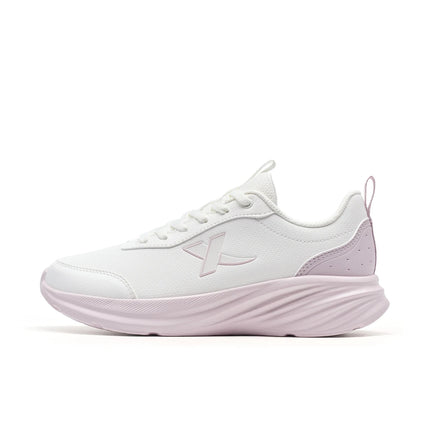 Xtep Running Shoe for Women Support Yu Yi Fw Cushioning Shock WaterProof Stability Durability Breathable Sneakers 875418110055 PlatiNum