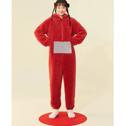 Adults Kids Onesies Soft Long Sleeves Pajamas Dipsy Tinky Winky Po Lala Costumes Home Clothes Women Unisex Homewear