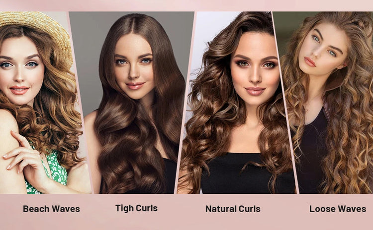 Automatic Curling Iron Hair Curler Electric Negative Ion Auto Rotating Curling Tool 1.1 Inches Barrel Suitable for All Hair Type