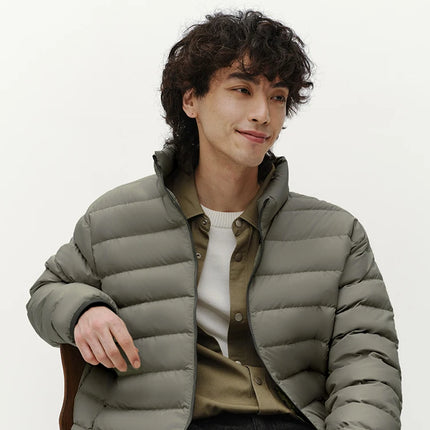 Semir Men Down Jacket Lightweight Build 90 Percent Down Fill Stand Collar 2026 Winter Warm Insulation Cold Weather