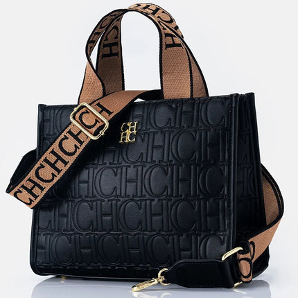 CHCH Fashion Monogram Print High Quality Metal Logo Casual Light Luxury Brand Designer 2025 New Women's Handbag bolsos mujer PlatiNum