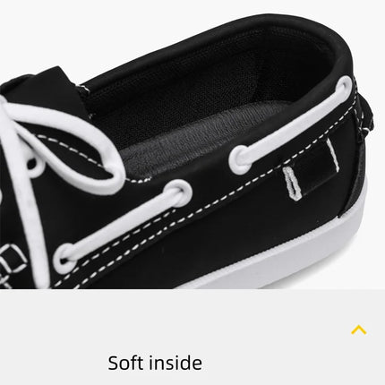 Mocassini da uomo Design Scarpe da barca Pelle PU Alta qualità Comodo Slip-On Morbido Piatto Versatile Scarpe da guida alla moda Mocassini