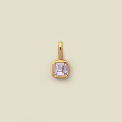 Stainless Steel Pendant DIY Birthstone Necklace for Woman Gold Color Designer Pendant Necklaces Bir PlatiNum