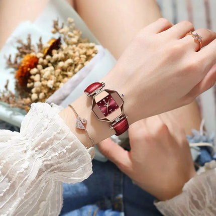 POEDAGAR Orologio da donna di alta qualità Orologi al quarzo in pelle impermeabile per donna Orologio da polso da donna casual di moda di lusso regalo Reloj platinumshop