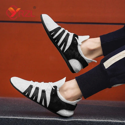 YRZL Mocassini in rete da uomo Mocassini da guida Fondo sottile Scarpe basse da passeggio Mocassini casual antiscivolo traspiranti Scarpe da uomo estive